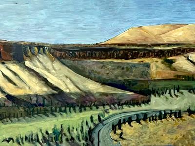 On the Road--The Badlands