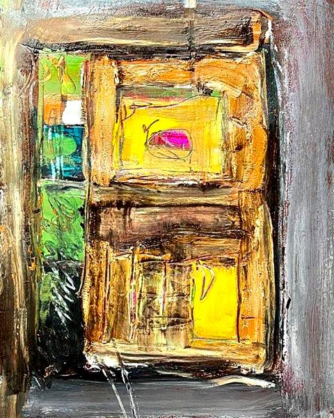 Doorways-Yellow and Pink